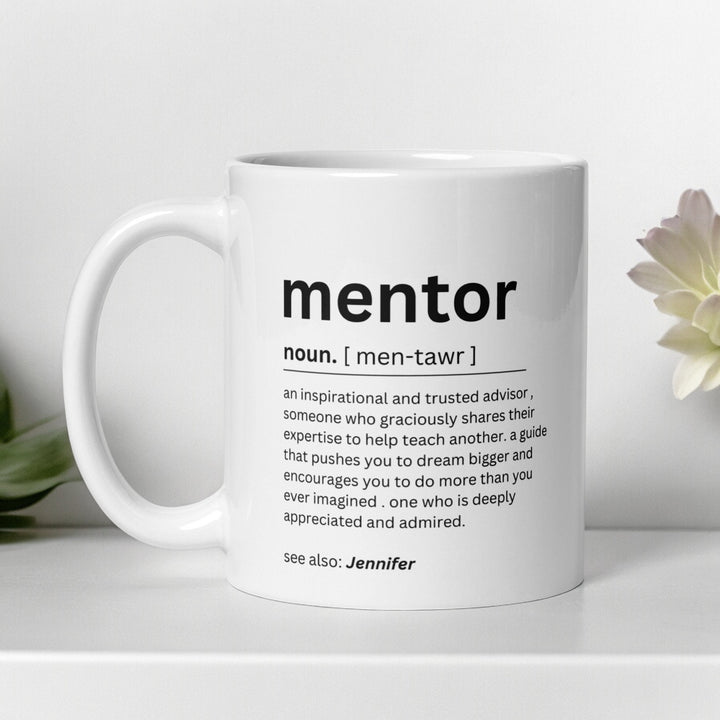 Mentor personalised gifts - Thank you gifts for student mentor - Best mentor present ideas - Retirement and leaving appreciation keepsake