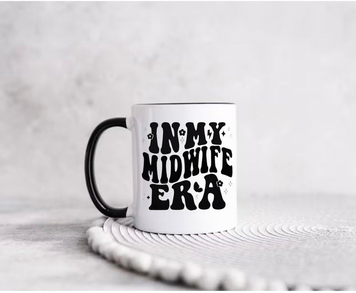 In my midwife era unique mug - Gift for midwife - Newly graduated midwife - Custom graduation present - Thank you appreciation keepsake -