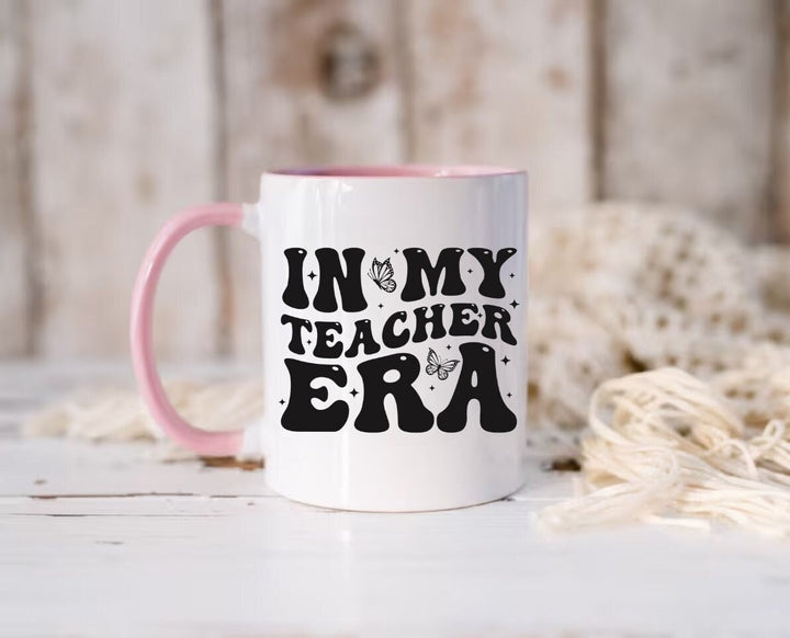 In my teacher era mug - Gift for a teacher - Custom name mug - College , secondary and primary school teachers - Graduation new teacher