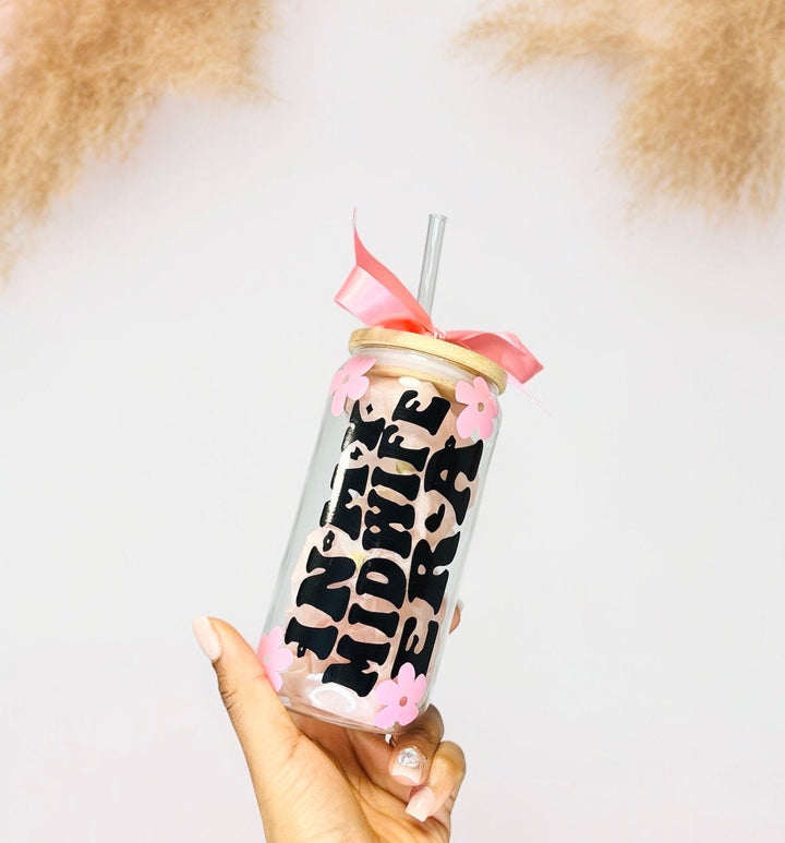 In my midwife era unique tumbler - Gift for midwife - Newly graduated midwife - Custom graduation present - Thank you appreciation keepsake