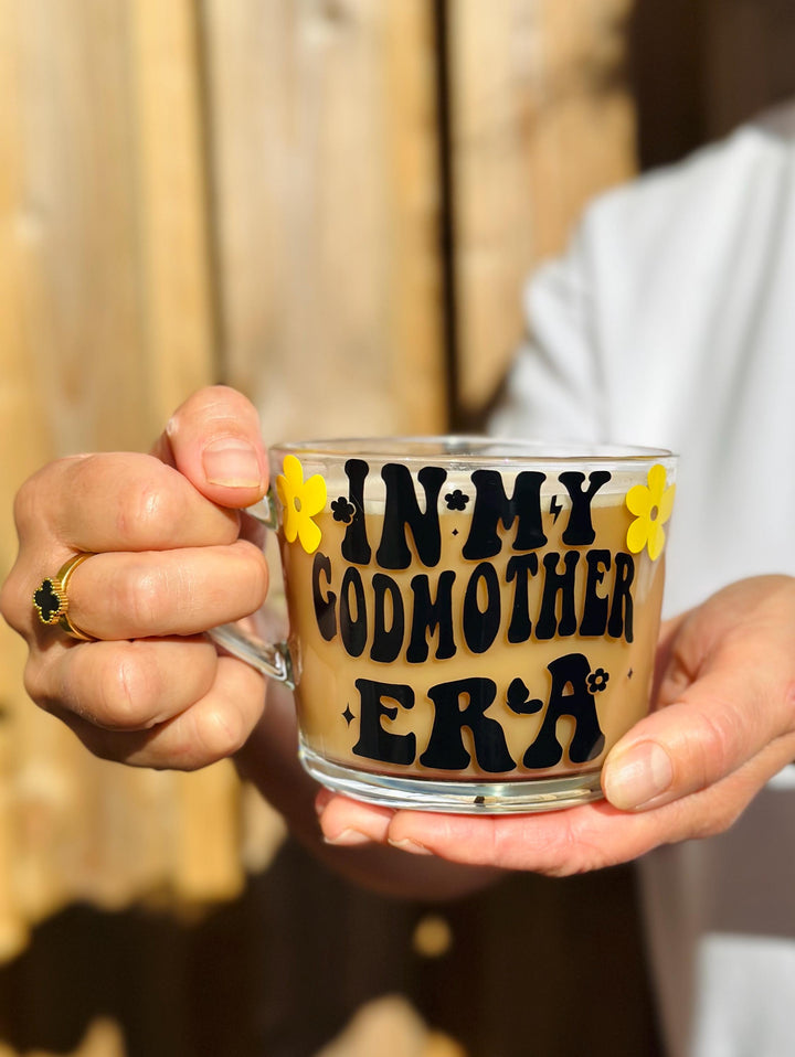 In my godmother era mug - Cute Godmother gift - Godmother proposal mug - Auntie promotion - Baby reveal present -  Pregnancy announcement