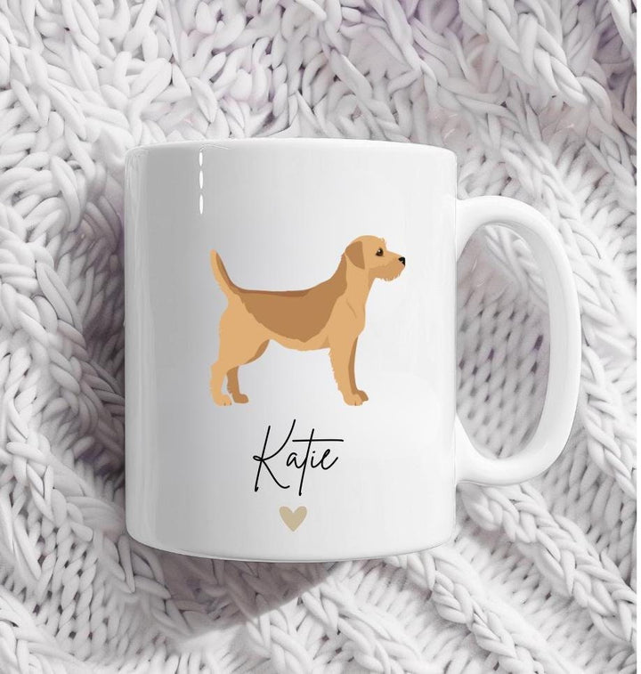 Personalised Border terrier Mug - B order terrier Gift - Dog Lover Gift - Dog Custom Gifts - Personalised Dog Mug - Dog Mum Gift