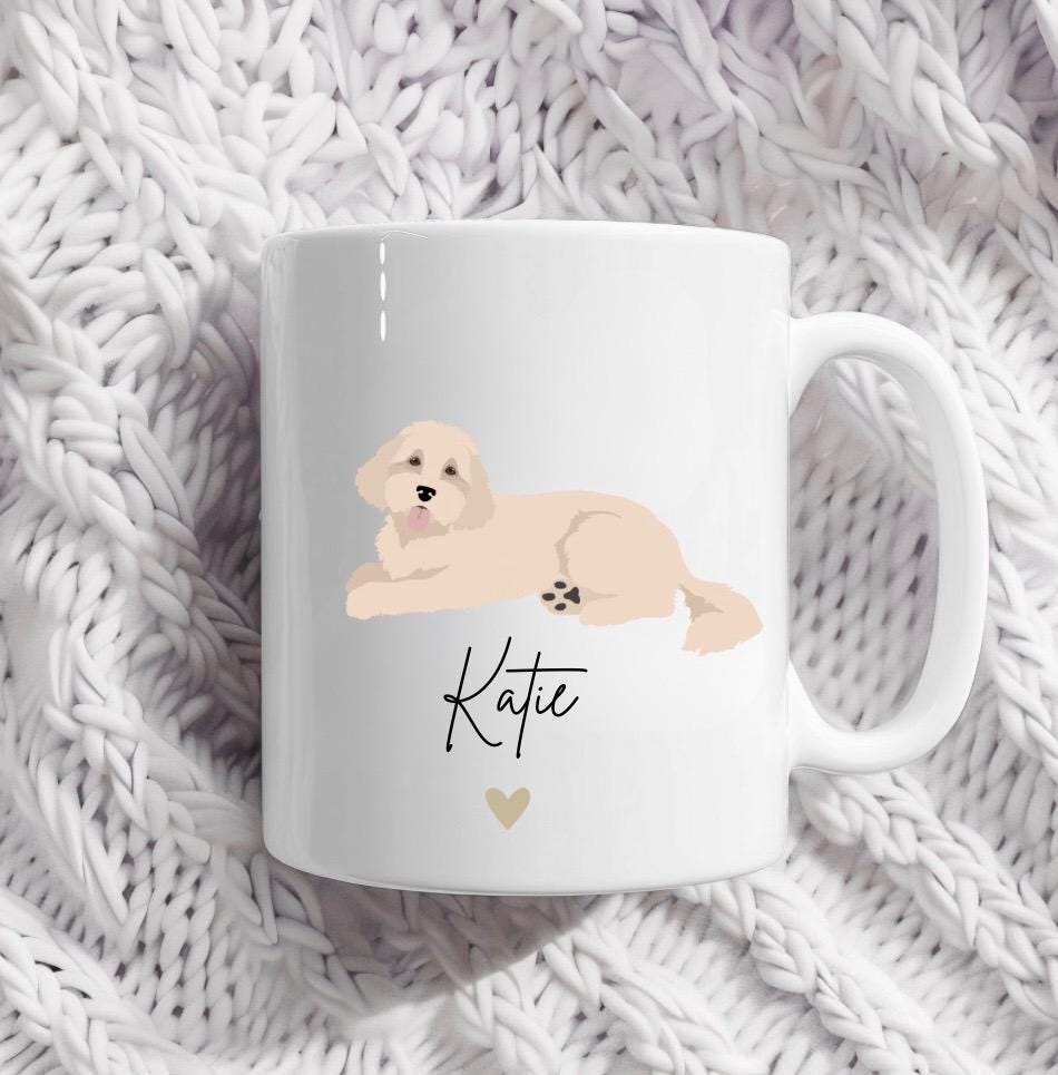 Personalised Cavapoo  Mug - Cockapoo Gift - Dog Lover Gift - Cavapoo puppy  - Dog Custom Gifts - Personalised Dog Mug - Dog Mum Gift