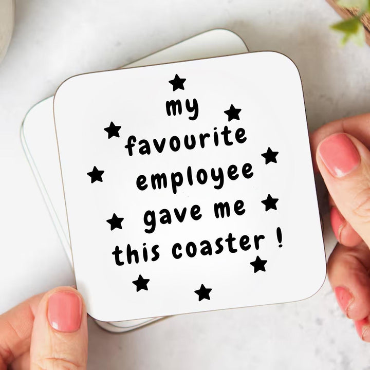 My favourite employee gave me this mug - Funny gift from employee to employer - Secret Santa gift - Coworker gift - Gift for boss/ manager