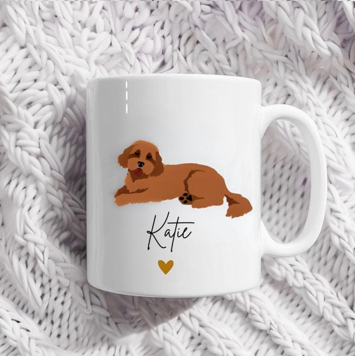 Personalised Cavapoo  Mug - Cockapoo Gift - Dog Lover Gift - Cavapoo puppy  - Dog Custom Gifts - Personalised Dog Mug - Dog Mum Gift