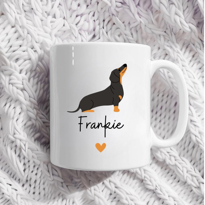 Personalised Dachshund Mug - Sausage dog Gift - Dog Lover Gift - Dachshund Gifts - Dog Custom Gifts - Personalised Dog Mug - Dog Mum Gift