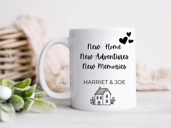 Personalised New Home Mugs - New Home Gift for Couples - Couples New Home Mugs - Housewarming present - Home Sweet Home