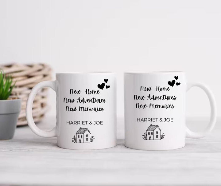 Personalised New Home Mugs - New Home Gift for Couples - Couples New Home Mugs - Housewarming present - Home Sweet Home
