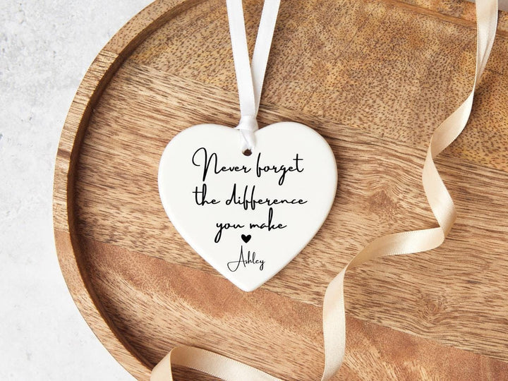 Difference Maker - Personalised Difference Maker Gift - Mentor Appreciation Gift - Leader Gift -  Teacher Thank You Gift - Leaving Gift idea