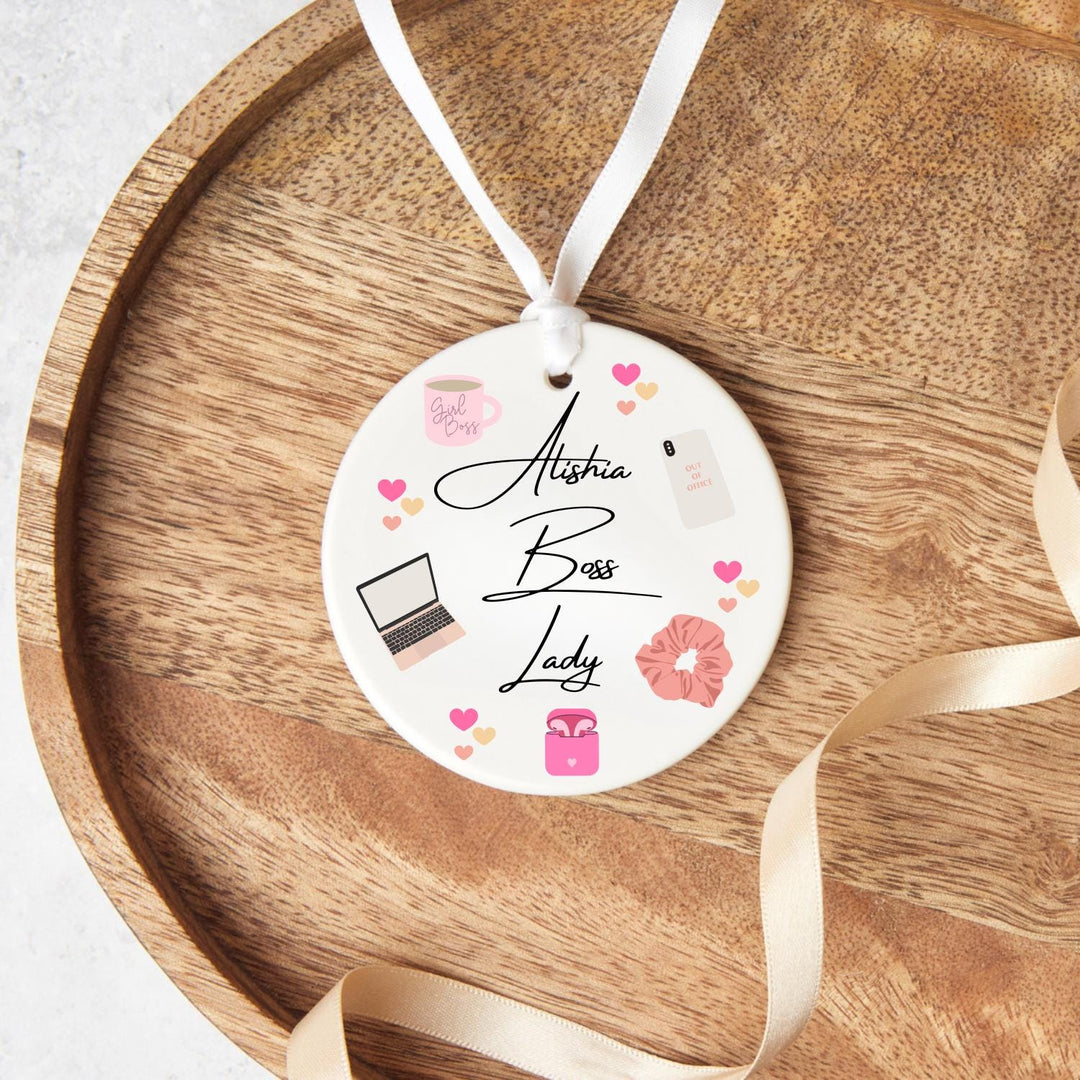 Personalised boss lady gift - Gifts for boss female - Boss definition - Funny gift ideas for office bestie - Promotion congratulations