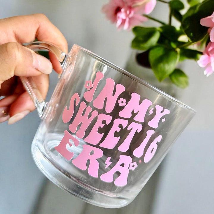 Different colours - In my sweet 16 era- Sweet sixteen mug - 16th birthday gifts - Daughter birthday gift - Best friend girl - Happy birthday