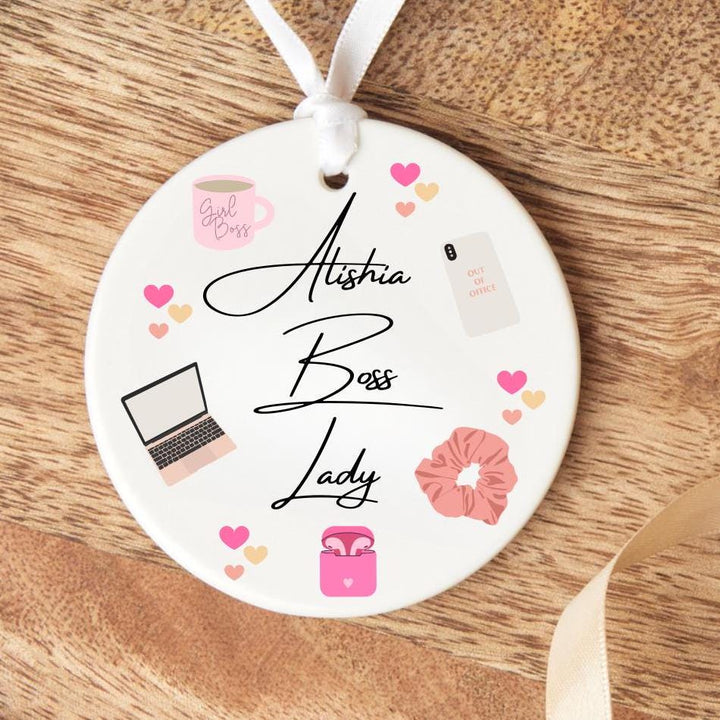 Personalised boss lady gift - Gifts for boss female - Boss definition - Funny gift ideas for office bestie - Promotion congratulations