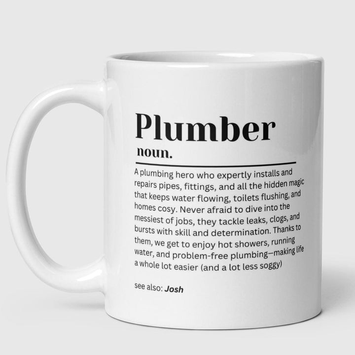 Personalised plumber gift - Plumber course completion - Plumber retirement gifts - Best plumber - Plumber graduate - Thank you plumber