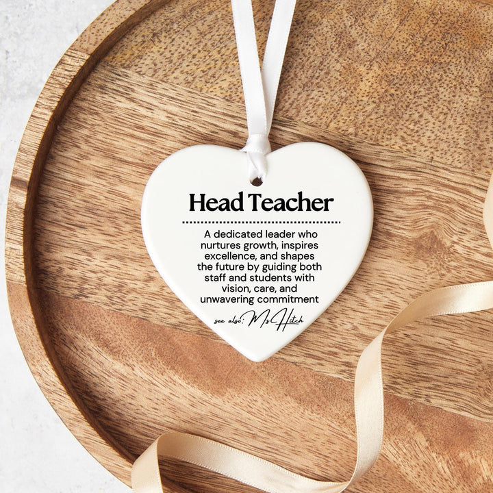 Personalised Head teacher gift - New Job Promotion Head teacher gift - Head Teacher thank you - Congratulations headteacher - End of term