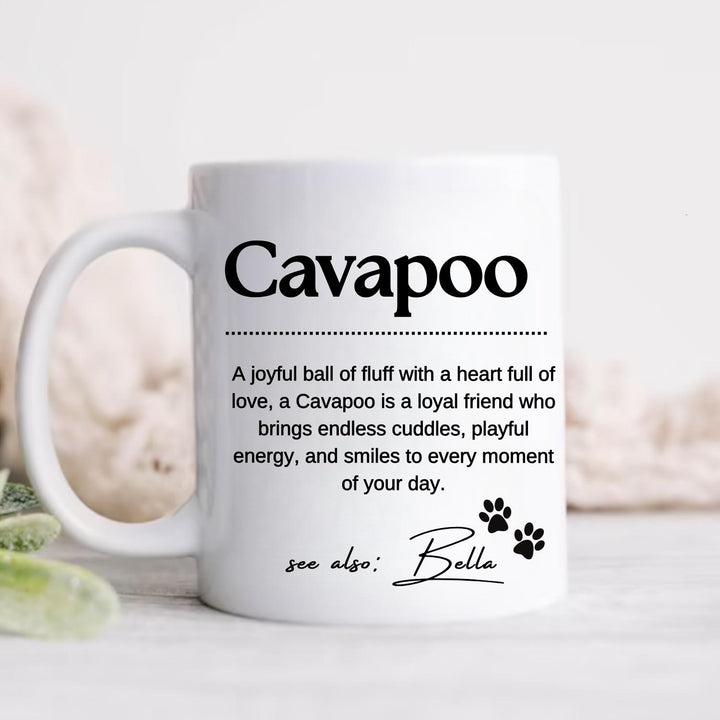 Personalised cavapoo gift - Cavapoo mum gift - Cavapoo dad gift - New cavapoo owners - Cavapoo puppy gift - Dog birthday gift - From cavapoo