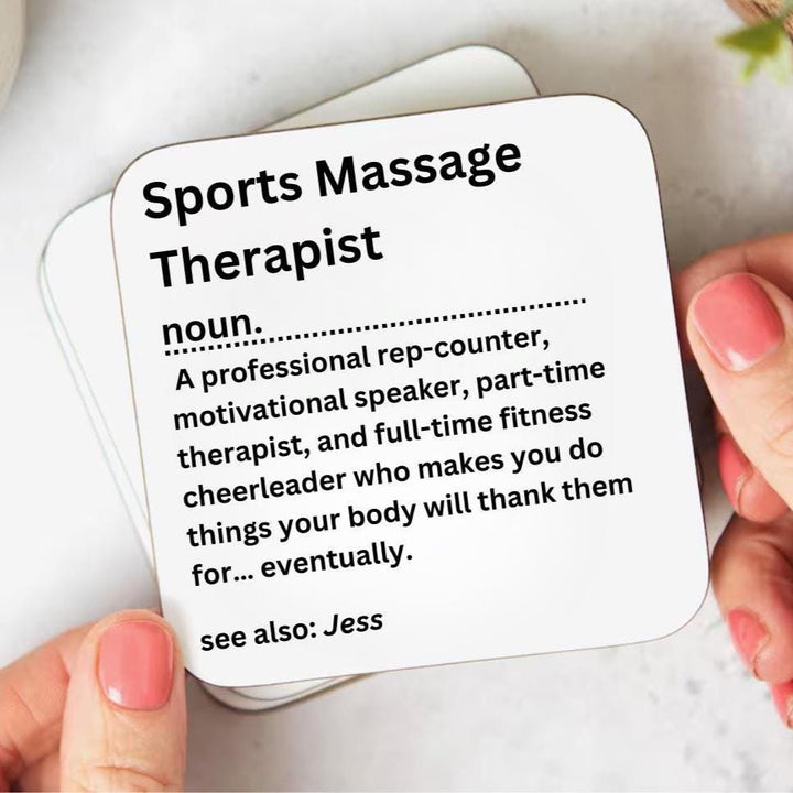 Gift for Sports massage therapist -  Fitness massage - Sports massage therapist - Gym studio - Thank you sports massage therapist - New job