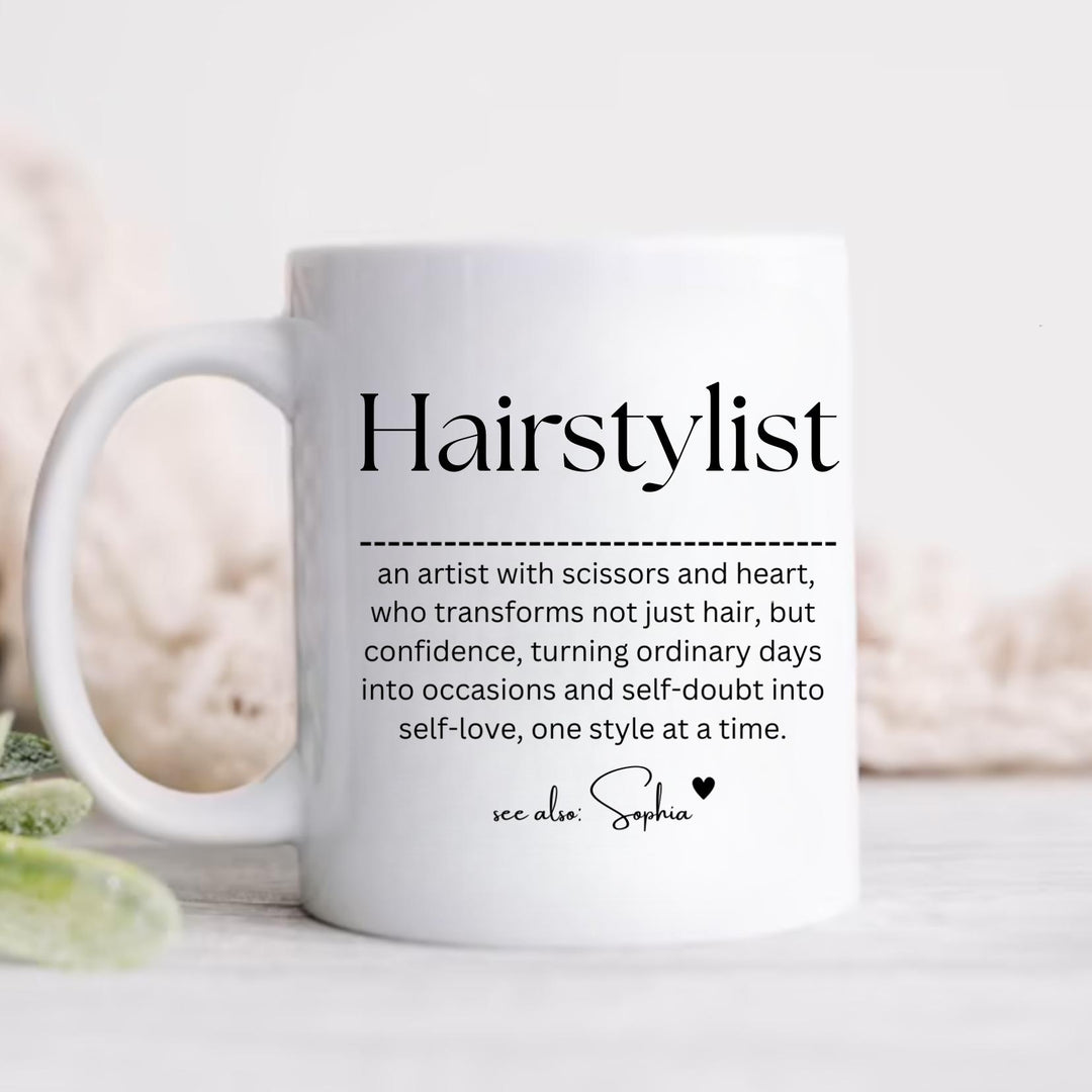 Personalised hairstylist gift - Thank you hairstylist - Best Hairstylist - Hairstylist mentor - New job hairstylist - Hairstylist Graduation