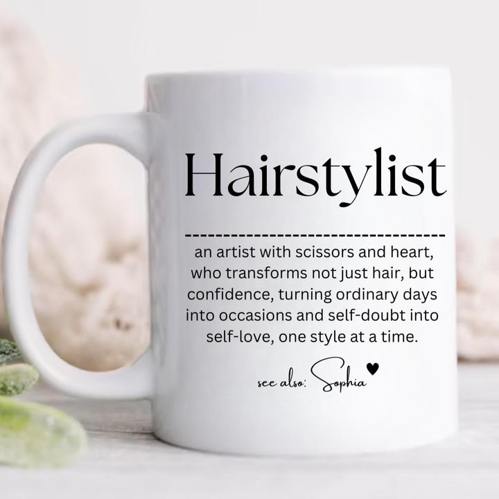 Personalised hairstylist gift - Thank you hairstylist - Best Hairstylist - Hairstylist mentor - New job hairstylist - Hairstylist Graduation