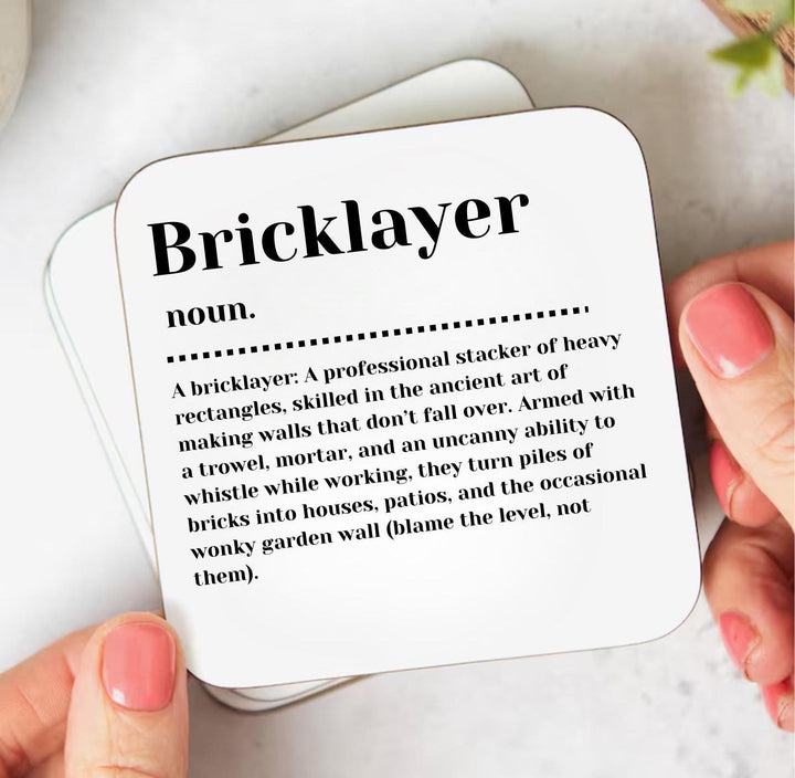 Personalised bricklayer gift - Bricklayer graduation -Best Brick Layer - Retired Brick Layer - Thank you Bricklayer - Bricklayer coworker