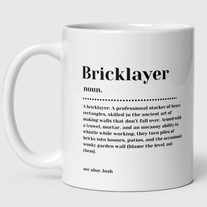 Personalised bricklayer gift - Bricklayer graduation -Best Brick Layer - Retired Brick Layer - Thank you Bricklayer - Bricklayer coworker