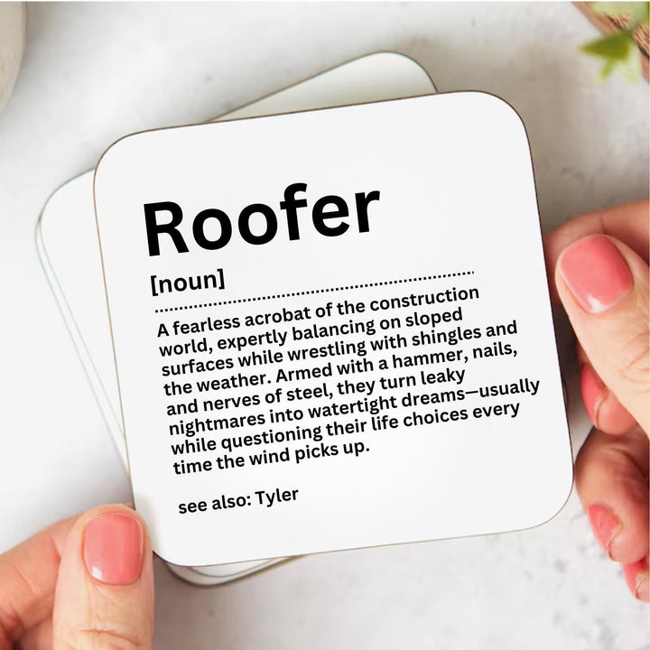 Personalised roofer gift - Roofer graduation - Best Roofer - Retired Roofer - Thank you Roofer - Roofer friend - Tradesman gifts