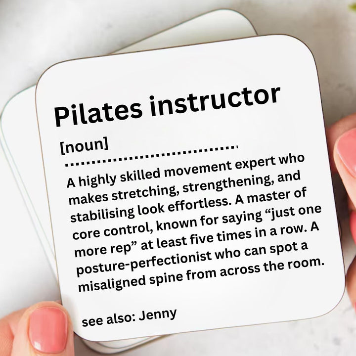 Gift for Pilates Instructor -  Pilates Instructor Definition Present - Pilates studio - Newly qualified Pilates instructor - Thank you gift