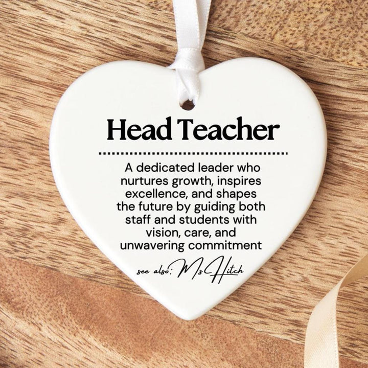 Personalised Head teacher gift - New Job Promotion Head teacher gift - Head Teacher thank you - Congratulations headteacher - End of term