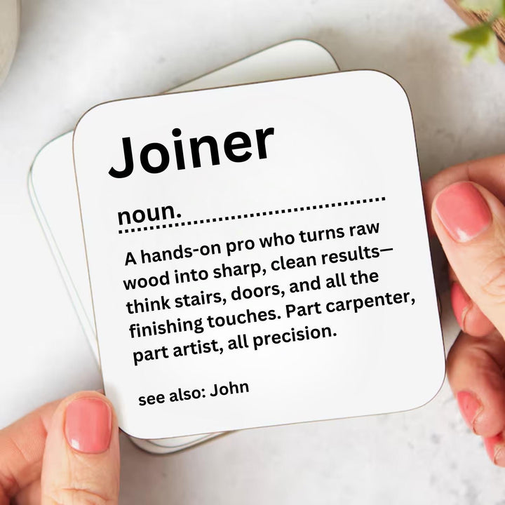 Personalised joiner gift - Joiner graduation -Best Joiner - Retired Joiner - Thank you Joiner - Joiner birthday gift - Joiner trade gift