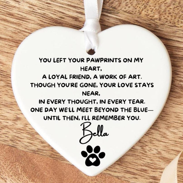 Personalised Dog Memory gift - Dog funeral gift -  Pet bereavement gift - Dog memorial - Dog death gift - Dog loss - Dog memorial