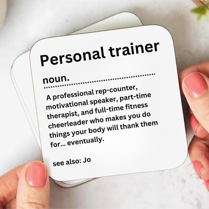 Gift for Personal Trainer -  Fitness Instructor - Gym instructor - Gym studio - Newly qualified Fitness instructor - Thank you PT - PT