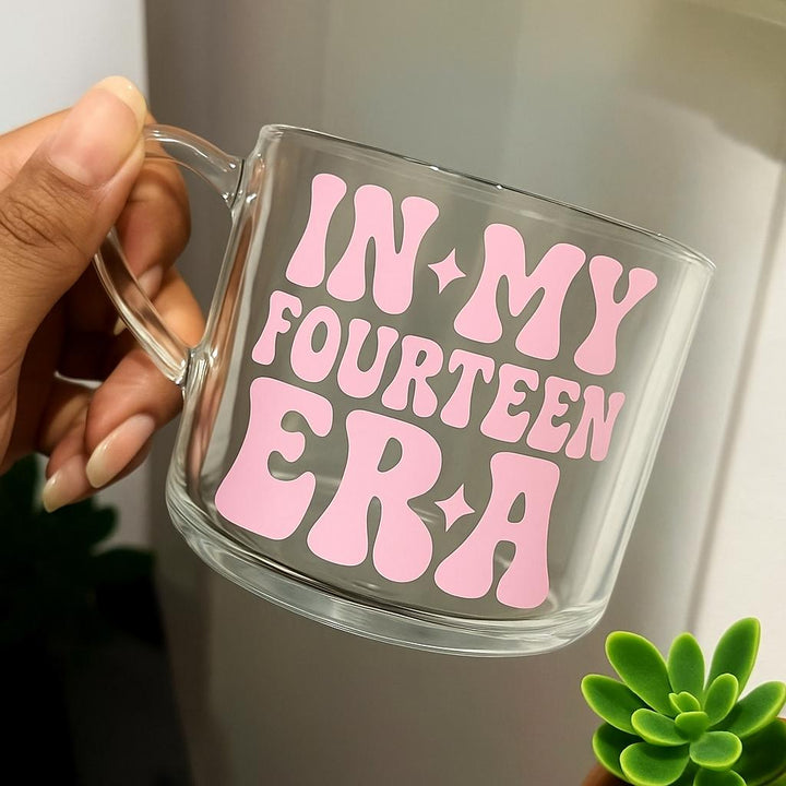 In My Fourteen Era Mug - 14th birthday gift -  Cute Aesthetic Teen Gift for Girls, Birthday Present for 14-Year-Old