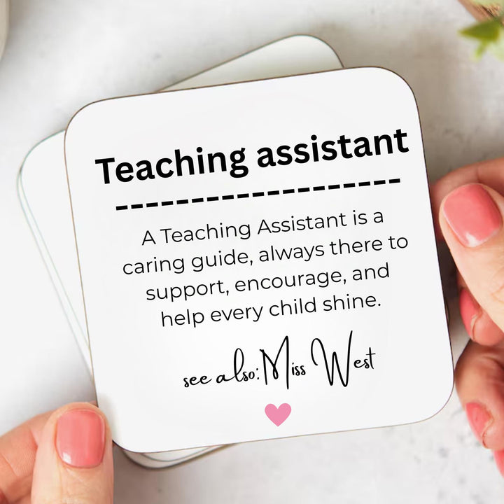 Personalised Teaching assistant gift - Teaching assistant gift - New Job Congratulations - Thank you Teacher - New Teacher gift