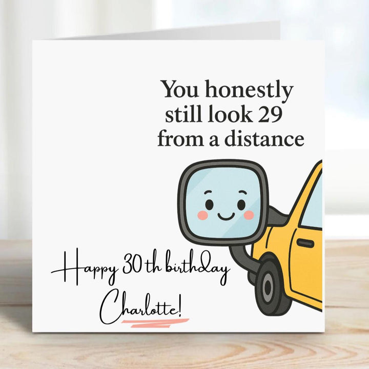 30th birthday card - 30th birthday gifts - Daughters birthday - Born in 1995 - You still look 29 from a distance - Happy birthday