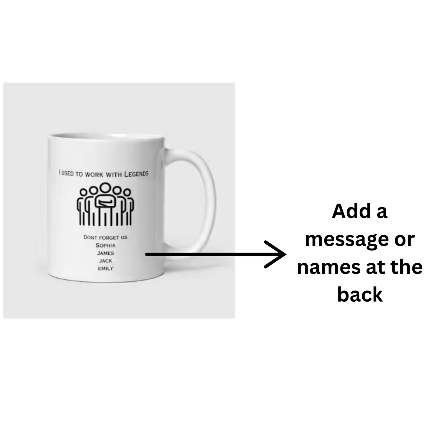 Personalised “Funny Leaving” Personalised Mug –  Leaving Gift for Coworkers