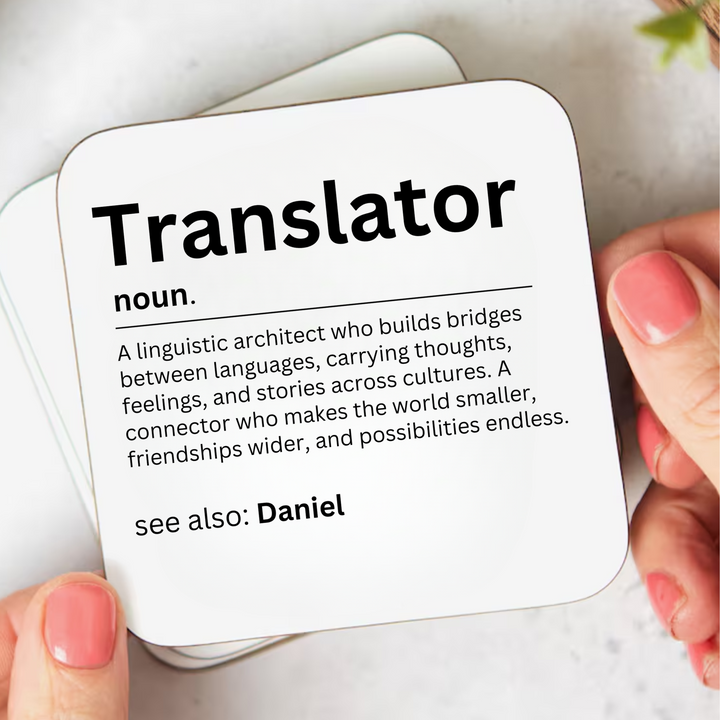Personalised Translator Gift | Interpreter Present