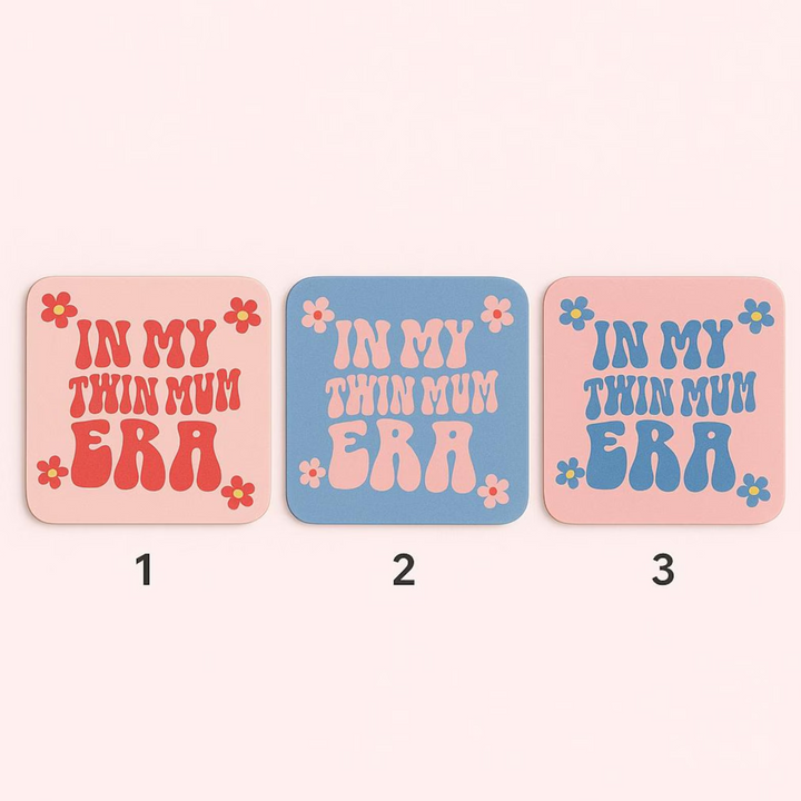 Twin Mum Era Glass Mug - Gift for Mum of Twins | Kelham Treasures