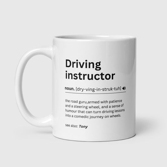 Driving instructor personalised gift