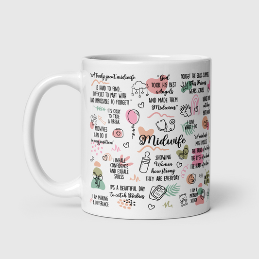 Midwife affirmation mug - Gift for midwives